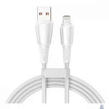 Rexant (18-7061) Кабель USB-A – Lightning для Apple, 2,4А, 1м, в белой нейлоновой оплетке