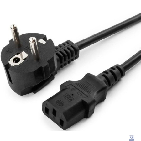 Filum Кабель питания CEE 7/7- С13, 3х0.75мм, 220В, 10A, чёрный, 0.6м [FL-PC10-EU-C13-0.6M](873339)