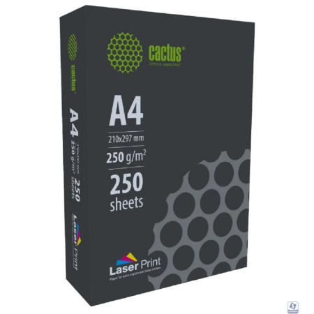 Бумага Cactus CS-LPA4250250 A4/250г/м2/250л./белый для лазерной печати