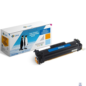 Картридж лазерный G&G GG-CC533A пурпурный (2800стр.) для HP CLJ CP2020/CP2025/CM2320 MFP