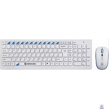 Defender Клавиатура + мышь Skyline 895  Nano W White USB [45895] 