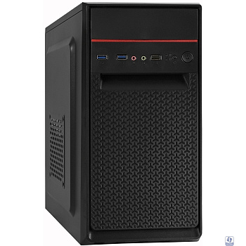 Exegate EX299186RUS Корпус Minitower ExeGate BAA-107U-UNS350 (mATX, БП UNS350 с вент. 12см, 1*USB+2*USB3.0, аудио, черный)