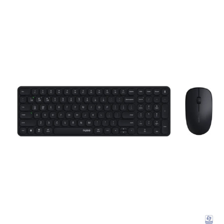 Клавиатура + Мышь, Rapoo, 9320M,Беспроводная2.4G,Bluetooth4.0, 5.0