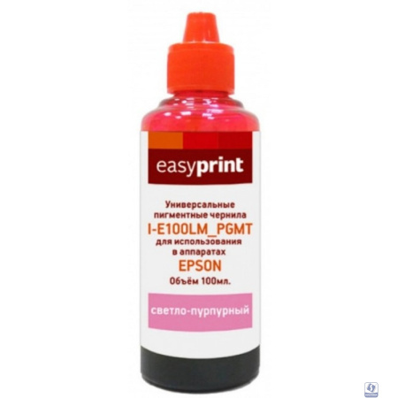 Easyprint Чернила I-E100LM_PGMT универсальные пигментные для Epson (100мл.) светло-пурпурный