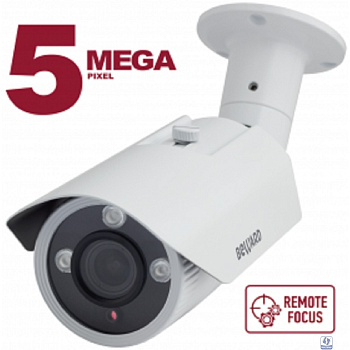 BEWARD B5350RVZ2 Уличная IP-камера 5 Мп, 1/2.8'' КМОП SONY Starvis, объектив 2.7-13.5мм, ИК-подсветка до 25м, microSDXC (до 128 ГБ), IP66
