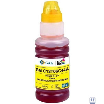 Чернила G&G GG-C13T06C44A №112 желтый 100мл для Epson L6550/6570/11160/15150/15160