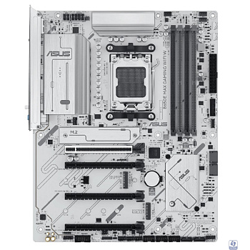 ASUS B650E MAX GAMING WIFI W (SocketAM5, ATX, 4xDDR5(256GB), DP/HDMI, 1xPCIe 5.0x16/1xPCIe 4.0x16, 2xPCIe 3.0x16, 1xLAN (2.5GbE), Wi-Fi, BT, 4xSATA 6Gb/s, 3xM.2, 1xType-C, 5xUSB 3.2, 2xUSB 2.0)