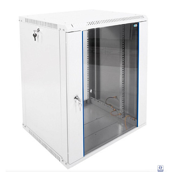 ЦМО Шкаф телекоммуникационный настенный разборный 15U (600х520) дверь стекло (ШРН-Э-15.500) (1 коробка)