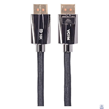 VCOM CG655-3.0 Кабель соединительный DP-DP 2.1V 80 Gbs 16K@60Hz  3м , медь