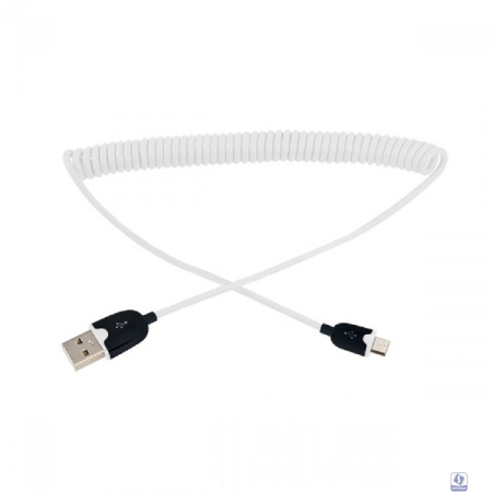 Rexant (18-4301) Кабель USB-A – micro USB, 2,4А,  1м, белый, витой