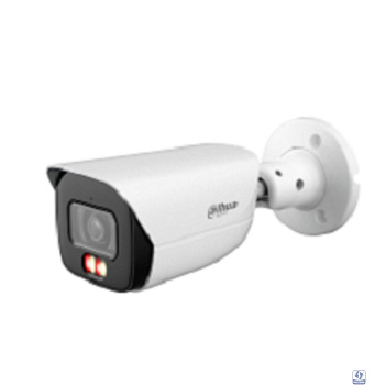 DAHUA DH-IPC-HFW3449EP-S-IL-0280B Уличная цилиндрическая IP-видеокамера 4Мп, 1/2,9” CMOS, объектив 2.8мм, видеоаналитика, микрофон, ИК 50м, LED 50m, IP67, металл