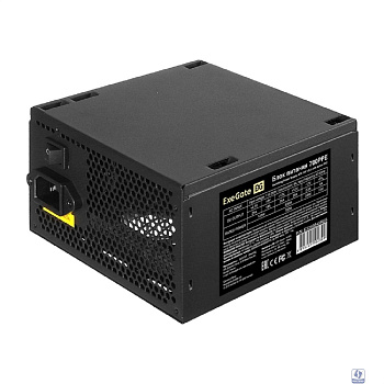 Exegate EX260645RUS-PC Блок питания 700W ExeGate 700PPE (ATX, APFC, PC, КПД 80% (80 PLUS), 12cm fan, 24pin, 2x(4+4)pin, PCIe, 6xSATA, 3xIDE, black, кабель 220V в комплекте)