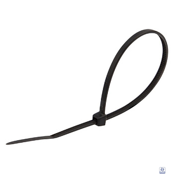 Rexant (07-0301-25) Стяжка кабельная нейлоновая 300x4,8мм, черная (25 шт/уп)