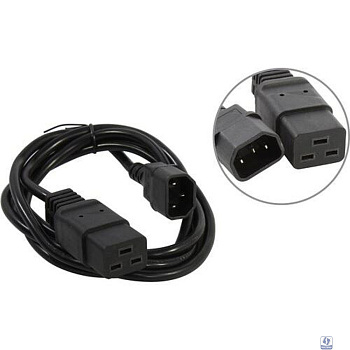 Cablexpert Кабель питания C14- C19, 3х1кв.мм, черный, 1.8м , с заземлением (PC-189-1-1)