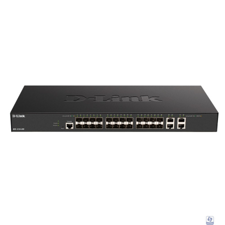 D-Link DXS-1210-28S/A1A PROJ Управляемый L2+ коммутатор с 24 портами 10GBase-X SFP+ и 4 портами 10GBase-T