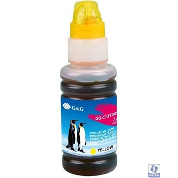 Чернила G&G GG-C13T00S44A желтый70мл для L1110, L3151, L3100, L3101, L3110, L3150
