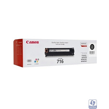 Canon Cartridge 716Bk 1980B002 Картридж для LBP-5050/5050N, Черный, 2300стр. (GR)