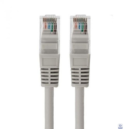 Rexant (18-8002) Шнур коммутационный, патч-корд U/UTP RJ45-RJ45, CAT 5e, LSZH серый, 1м