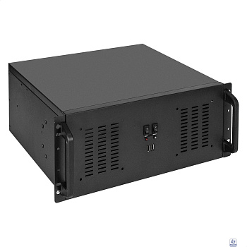 Exegate EX295876RUS Серверный корпус ExeGate Pro 4U350-02 <RM 19", высота 4U, глубина 350, БП 800ADS, 2*USB>