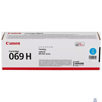 Canon Тонер-картридж CRG 069 H C, 5097C002, 5500 стр 5097C002/5097C004