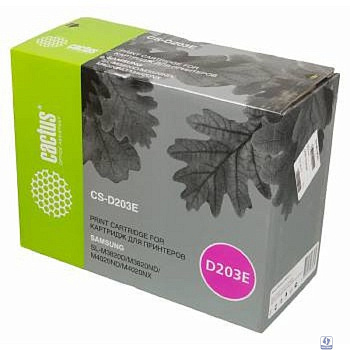 Тонер Картридж Cactus CS-D203E черный для Samsung SL-M3820D/M3820ND/M4020ND/M4020NX (10000стр.)
