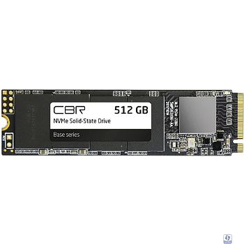 CBR SSD-512GB-M.2-BS24b-AIO-V2, Внутренний SSD-накопитель, 512 GB, M.2 2280, PCIe 3.0 x4, NVMe 1.3, 3D TLC NAND [Сборка AiO] V2