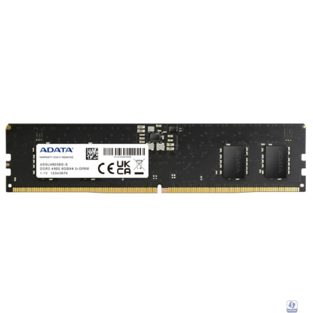A-data DDR5 DIMM 32Gb 4800MHz AD5U480032G-S RTL PC5-38400 CL40 288-pin 1.1В single rank