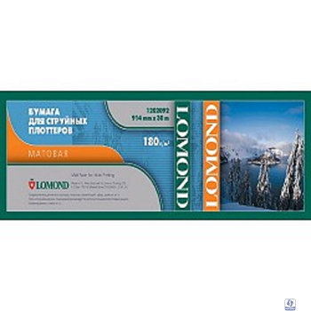 LOMOND 1202092 Матовая бумага 180 г/м2 (914 x 30 x 50,8)