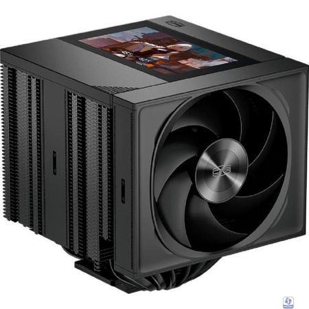 PCCooler RZ820 Display BK (290W, 4-pin PWM, LED, 169mm, Al/Cu, 8x6mm, 1x140mm + 1x150mm, 71.9/78.7CFM, 27.1/35.8dBA, 1500/2500RPM, S: 1851/1700/1200/115X/20XX, AM5/AM (RZ820-BKNWNY-GL)