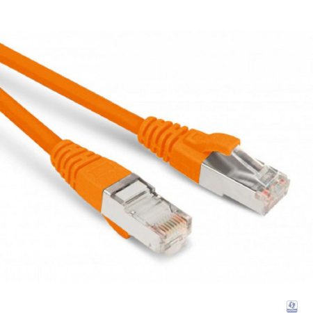 Hyperline PC-LPM-SFTP-RJ45-RJ45-C6-1M-LSZH-OR Патч-корд SF/UTP, экранированный, Cat.6, LSZH, 1 м, оранжевый
