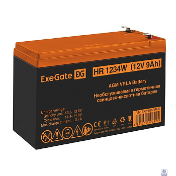 Exegate EX285953RUS Аккумуляторная батарея HR1234W (12V 9Ah, клеммы F2)