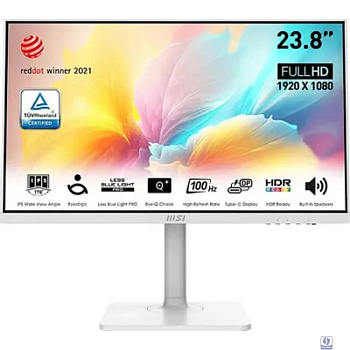 MSI Modern 23.8" MD2412PW белый  [9S6-3PA59H-096]