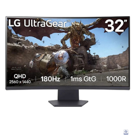 LCD LG 31.5" 32GS60QC-B UltraGear 