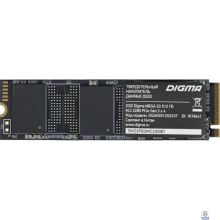 SSD M.2 Digma 512Gb PCI-E x4 DGSM3512GS33T Mega S3 (1618441)