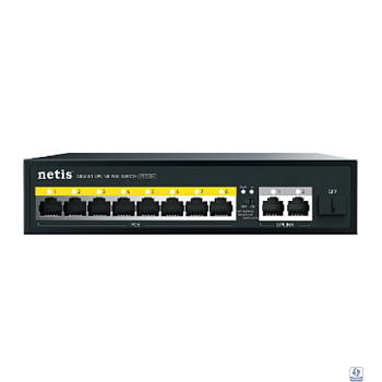 Netis P110GH Коммутатор 10PORT 10/100M 8POE+2XGE+SFP 