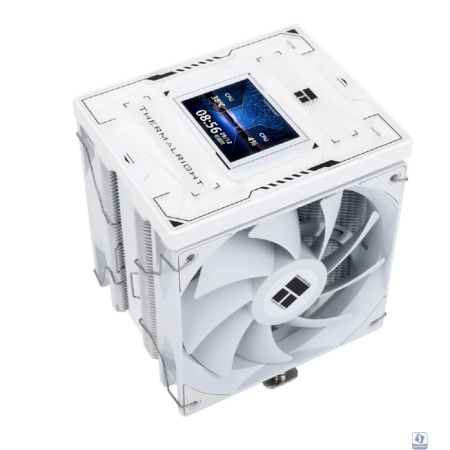 Thermalright Кулер Burst Assassin 120 Vision White  LGA115X/1200/1700/1851 (2x120mm PWM Fan, медное основание, 6 тепл. трубок 6мм) / TRBA120VW