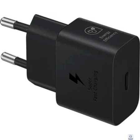 Сетевое зарядное устройство Samsung EP-T2510,  USB type-C,  25Вт,  3A,  черный [EP-T2510NBEGEU]