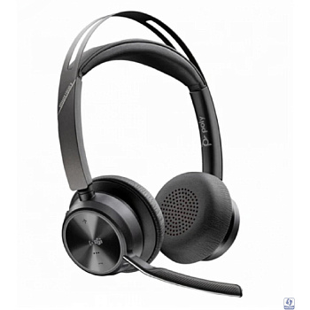 Poly 9T9J6AA#AC3 Voyager Focus 2 Microsoft Teams Certified with charge stand Headset Гарнитура беспроводная