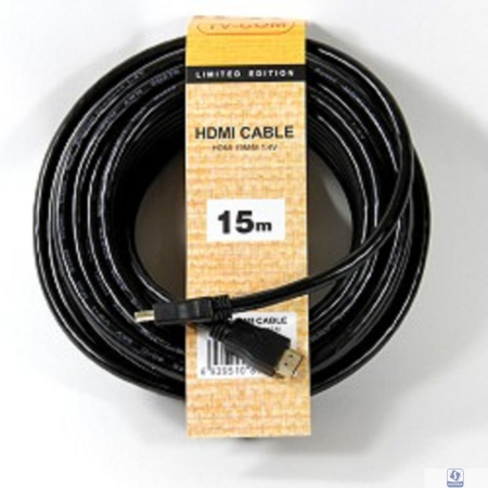 TV-COM Кабель цифровой (CG150S-15M) HDMI19M to HDMI19M, V1.4+3D, 15m [6939510810844]