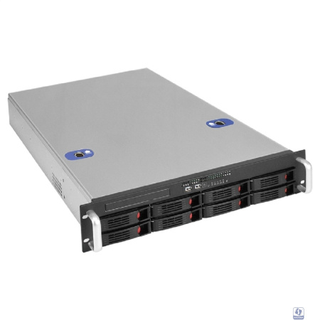 Exegate EX295865RUS Серверный корпус ExeGate Pro 2U660-HS08 <RM 19", высота 2U, глубина 660, БП 2U-920ADS, 8xHotSwap, USB>