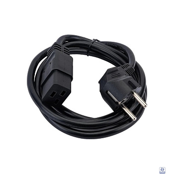 Filum Кабель питания CEE 7/7- С19, 3х1.5мм, 220В, 16A, чёрный, 1.8м [FL-PC16-EU-C19-1.8M] (873354)