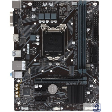 Материнская плата Gigabyte H410M H Soc-1200 Intel H410 2xDDR4 mATX AC`97 8ch(7.1) GbLAN+VGA+HDMI