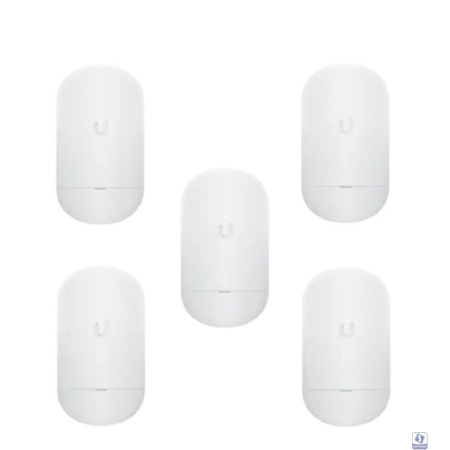 Точка доступа Wi-Fi Ubiquiti NanoStation 5AC Loco (5-pack) |LOCO5AC-5| Ubiquiti комплект из 5 точек доступа 5 ГГц, airMAX ac, 10 |LOCO5AC-5| км, MIMO 2х2 (027267) 