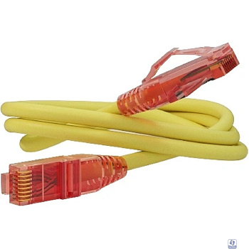 Hyperline PC-LPM-UTP-RJ45-RJ45-C5e-1M-LSZH-YL Патч-корд U/­UTP, Cat.5е, LSZH, 1 м, желтый 