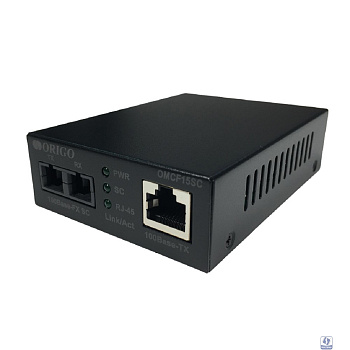 ORIGO OMCF15SC/A1A Медиаконвертер 100Base-TX / 100Base-FX (SC), 1310 нм, одномод, до 15 км