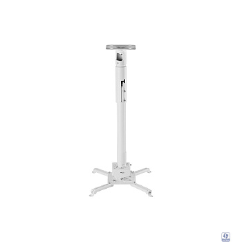 Wize Pro PR24A-W состоящий из крепления+штанги 46-61 см +площадки к потолку для проектора, макс. расстояние между крепежными отверстиями 430 мм, наклон +/- 25°, поворот +/- 6°, вращение 360°, до 23 кг