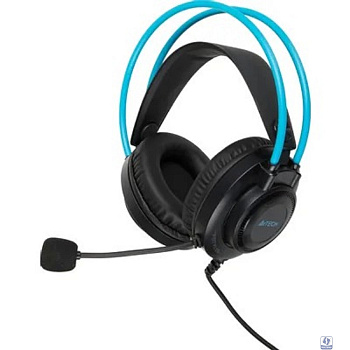A4Tech Fstyler FH200i серый/синий 1.8м накладные оголовье (FH200I BLUE)