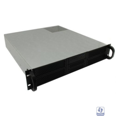 Procase RE204-D4H2-A-45 Корпус 2U server case,4x5.25+2HDD,черный,без блока питания(2U,2U-redundant),глубина 450мм,ATX 12"x9.6"