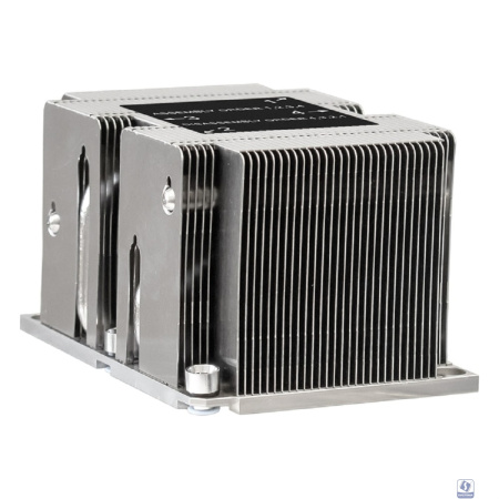 Exegate EX293449RUS Радиатор для процессора ExeGate ESNK-P0068PS.2U.3647.Cu (Al+Cu, 2U, 4 тепл. трубки, LGA3647, TDP 205W, 390г, на винтах, с термопастой, Retail box)