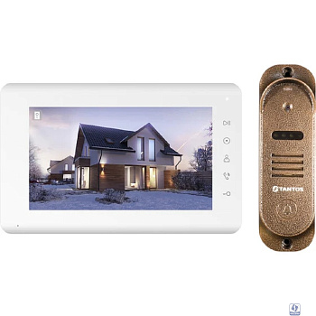 Tantos Комплект домофона Tantos Milena HD Kit Комплект монитора Mia HD и вызывной панели Stich (медь) HD